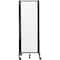 National Public Seating NPS Room Divider, 6' Height, 3 Sections, Clear Acrylic Panels RDB6-3CA - alternate 2